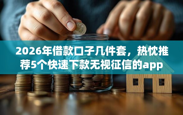 2026年借款口子几件套，热忱推荐5个快速下款无视征信的app