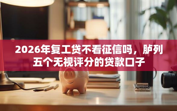 2026年复工贷不看征信吗,胪列五个无视评分的贷款口子 2026年复工贷不看征信吗,胪列五个无视评分的贷款口子