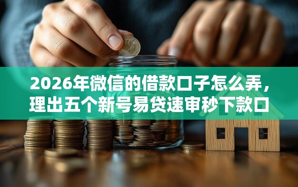 2026年微信的借款口子怎么弄，理出五个新号易贷速审秒下款口子