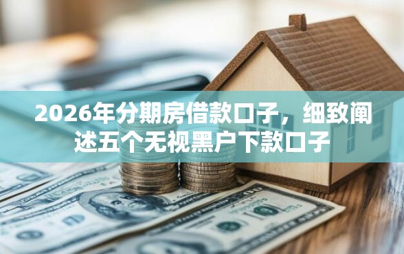 2026年分期房借款口子，细致阐述五个无视黑户下款口子