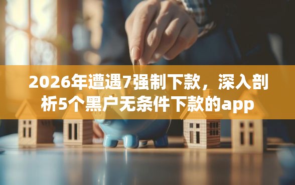2026年遭遇7强制下款，深入剖析5个黑户无条件下款的app