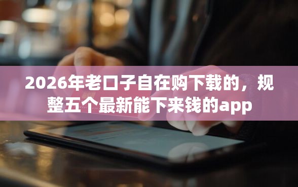 2026年老口子自在购下载的，规整五个最新能下来钱的app