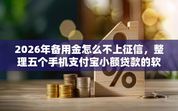 2026年备用金怎么不上征信,整理五个手机支付宝小额贷款的软件 2026年备用金怎么不上征信,整理五个手机支付宝小额贷款的软件