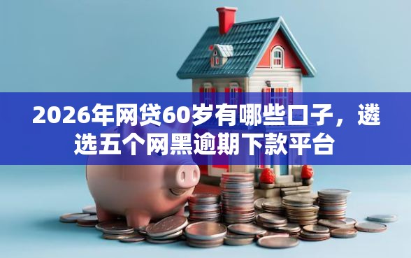2026年网贷60岁有哪些口子，遴选五个网黑逾期下款平台