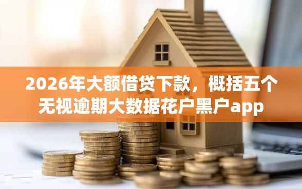 2026年大额借贷下款，概括五个无视逾期大数据花户黑户app