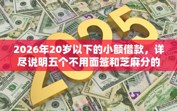 2026年20岁以下的小额借款,详尽说明五个不用面签和芝麻分的贷款口子 2026年20岁以下的小额借款,详尽说明五个不用面签和芝麻分的贷款口子