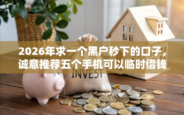 2026年求一个黑户秒下的口子，诚意推荐五个手机可以临时借钱的口子