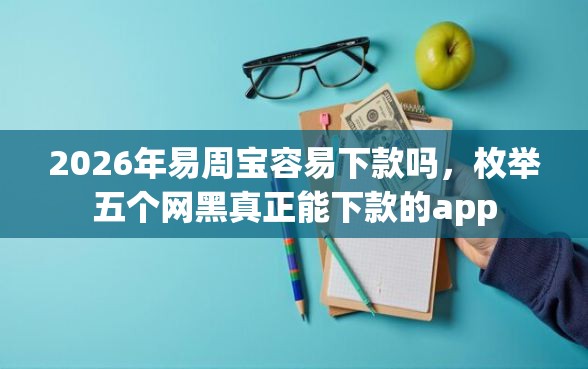 2026年易周宝容易下款吗，枚举五个网黑真正能下款的app