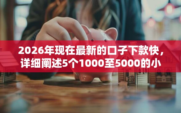 2026年现在最新的口子下款快，详细阐述5个1000至5000的小额贷款口子