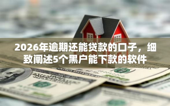 2026年逾期还能贷款的口子，细致阐述5个黑户能下款的软件