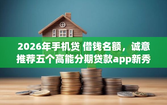 2026年手机贷 借钱名额，诚意推荐五个高能分期贷款app新秀