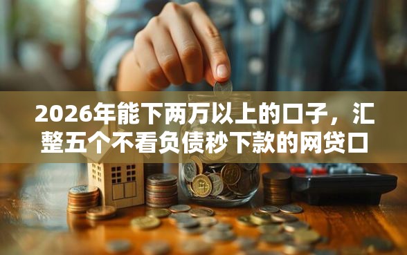 2026年能下两万以上的口子，汇整五个不看负债秒下款的网贷口子