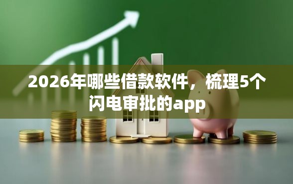 2026年哪些借款软件，梳理5个闪电审批的app