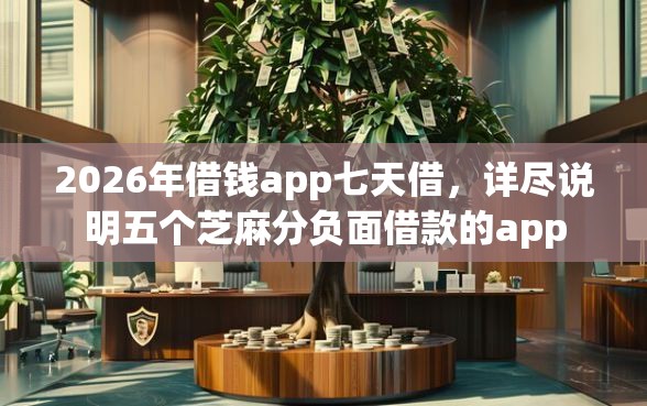 2026年借钱app七天借，详尽说明五个芝麻分负面借款的app