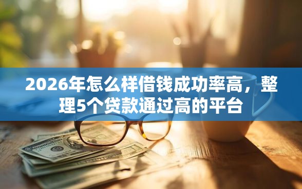 2026年怎么样借钱成功率高，整理5个贷款通过高的平台