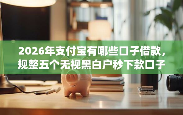 2026年支付宝有哪些口子借款，规整五个无视黑白户秒下款口子app