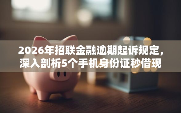 2026年招联金融逾期起诉规定，深入剖析5个手机身份证秒借现金的口子