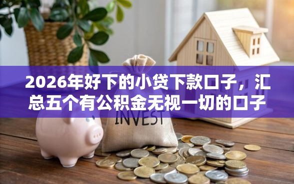 2026年好下的小贷下款口子,汇总五个有公积金无视一切的口子 2026年好下的小贷下款口子,汇总五个有公积金无视一切的口子