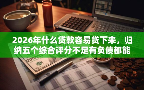 2026年什么贷款容易贷下来，归纳五个综合评分不足有负债都能下款口子