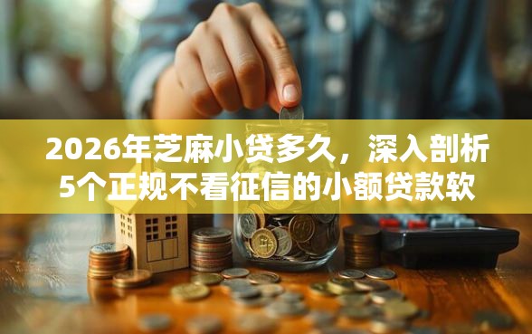 2026年芝麻小贷多久，深入剖析5个正规不看征信的小额贷款软件