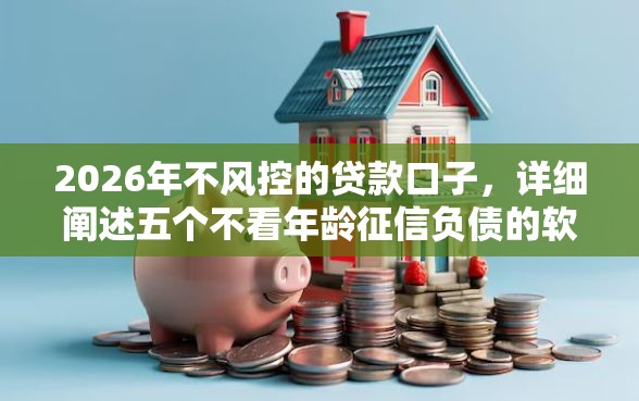 2026年不风控的贷款口子，详细阐述五个不看年龄征信负债的软件