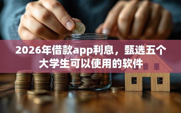 2026年借款app利息，甄选五个大学生可以使用的软件
