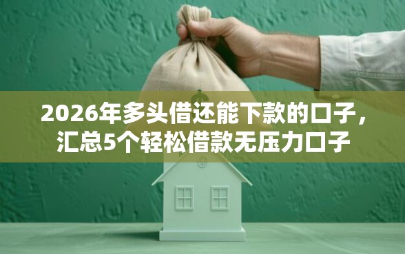 2026年多头借还能下款的口子，汇总5个轻松借款无压力口子