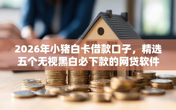 2026年小猪白卡借款口子，精选五个无视黑白必下款的网贷软件