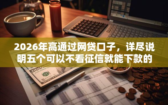 2026年高通过网贷口子，详尽说明五个可以不看征信就能下款的软件