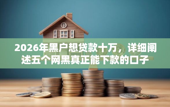 2026年黑户想贷款十万，详细阐述五个网黑真正能下款的口子