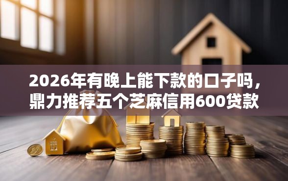 2026年有晚上能下款的口子吗，鼎力推荐五个芝麻信用600贷款平台