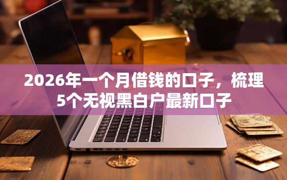 2026年一个月借钱的口子，梳理5个无视黑白户最新口子