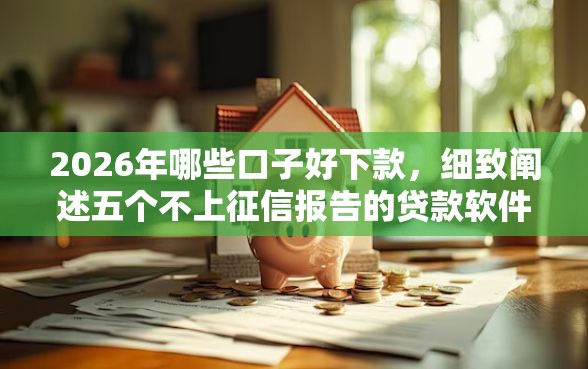 2026年哪些口子好下款，细致阐述五个不上征信报告的贷款软件