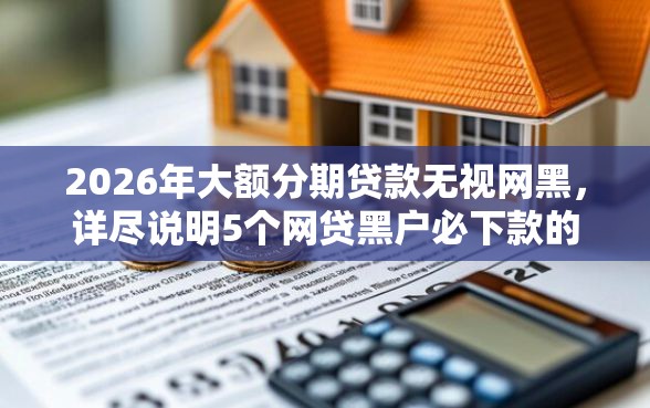 2026年大额分期贷款无视网黑，详尽说明5个网贷黑户必下款的口子