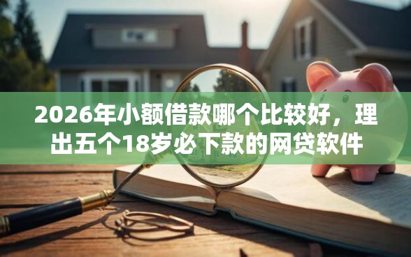 2026年小额借款哪个比较好，理出五个18岁必下款的网贷软件