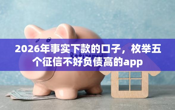 2026年事实下款的口子，枚举五个征信不好负债高的app