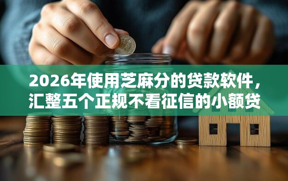 2026年使用芝麻分的贷款软件，汇整五个正规不看征信的小额贷款口子