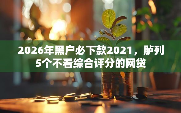 2026年黑户必下款2021，胪列5个不看综合评分的网贷