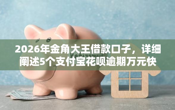 2026年金角大王借款口子，详细阐述5个支付宝花呗逾期万元快速贷款口子