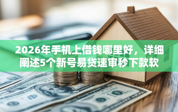 2026年手机上借钱哪里好，详细阐述5个新号易贷速审秒下款软件