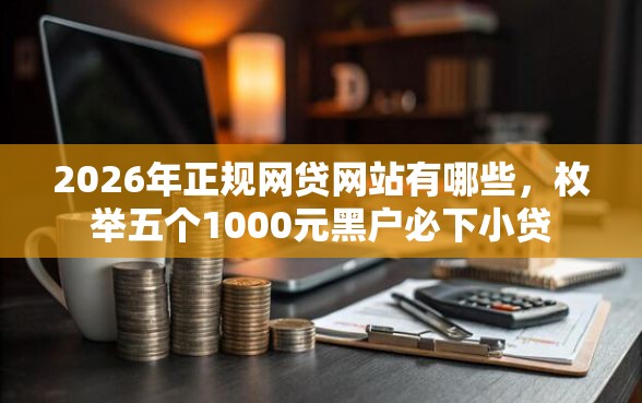 2026年正规网贷网站有哪些，枚举五个1000元黑户必下小贷