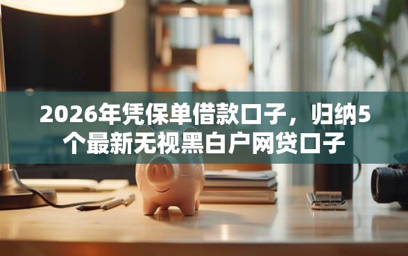 2026年凭保单借款口子，归纳5个最新无视黑白户网贷口子