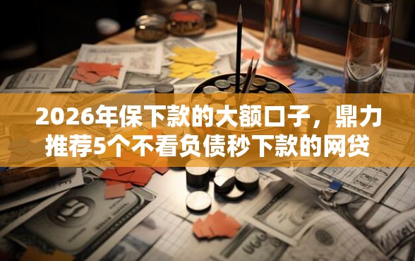 2026年保下款的大额口子，鼎力推荐5个不看负债秒下款的网贷口子