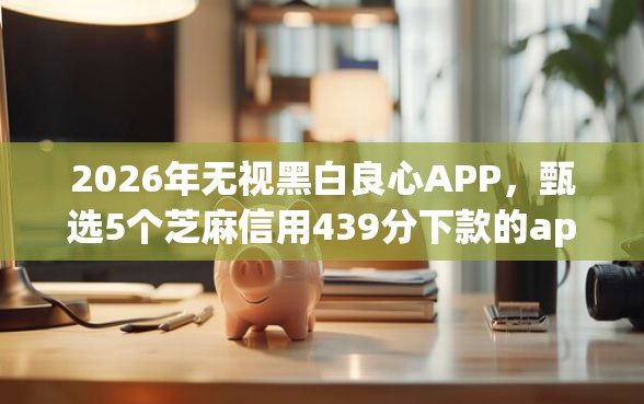 2026年无视黑白良心APP，甄选5个芝麻信用439分下款的app