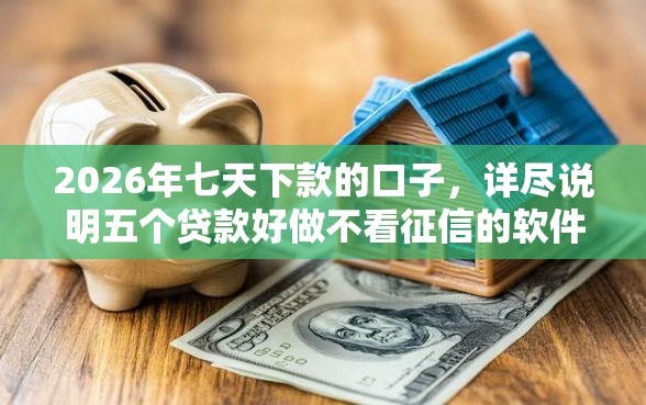 2026年七天下款的口子，详尽说明五个贷款好做不看征信的软件
