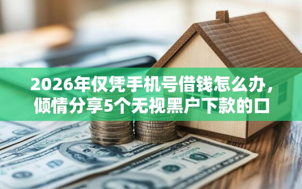 2026年仅凭手机号借钱怎么办，倾情分享5个无视黑户下款的口子