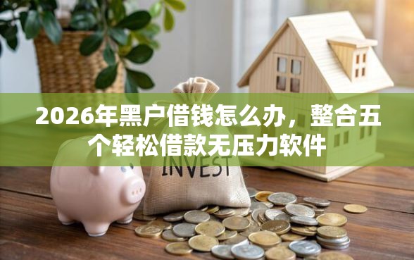 2026年黑户借钱怎么办，整合五个轻松借款无压力软件