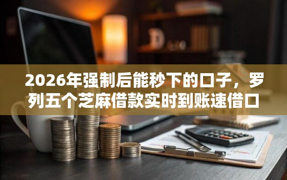 2026年强制后能秒下的口子，罗列五个芝麻借款实时到账速借口子