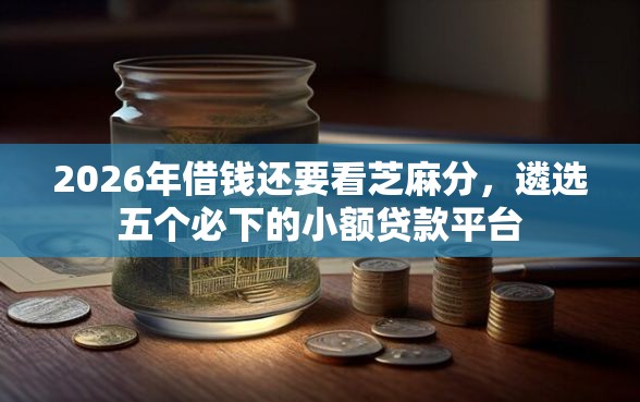 2026年借钱还要看芝麻分，遴选五个必下的小额贷款平台