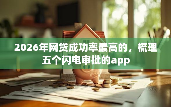 2026年网贷成功率最高的，梳理五个闪电审批的app